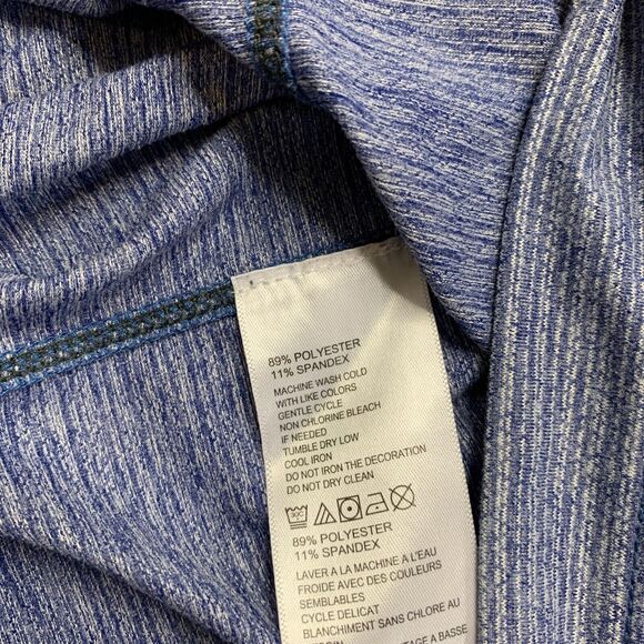 Tommy Bahama Sweatshirt Mens L Large Harbor Blue White Tidal Tech IslandZone - Picture 5 of 10